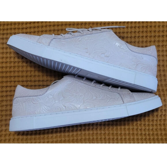 Patricia Nash Uma Tooled Sneaker Chalk GUC 9 - Picture 8 of 8